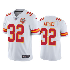 Men Kansas City Chiefs #32 Vapor Untouchable Limited Tyrann Mathieu White Jersey