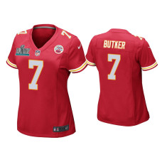 Women Kansas City Chiefs #7 Harrison Butker Super Bowl LIV Red Game Jersey