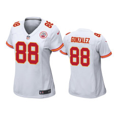 Women Kansas City Chiefs #88 White Tony Gonzalez Nike Game Jersey