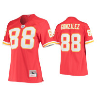 Women Kansas City Chiefs #88 Tony Gonzalez Red Legacy Replica Jersey