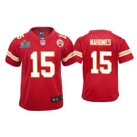 Youth Kansas City Chiefs #15 Patrick Mahomes Super Bowl LIV Red Game Jersey