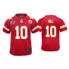 Youth Kansas City Chiefs #10 Tyreek Hill Super Bowl LIV Red Game Jersey