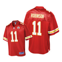 Youth Kansas City Chiefs #11 Red Demarcus Robinson Pro Line Jersey