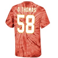 Derrick Thomas Kansas City Chiefs Mitchell & Ness Tie-Dye Retired Player Name & Number T-Shirt - Red