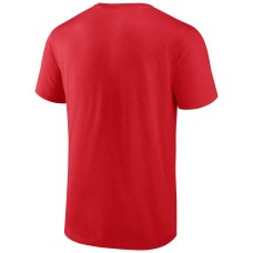 Kansas City Chiefs Fanatics Branded 2022 AFC Champions Shadow Cast Big & Tall T-Shirt - Red