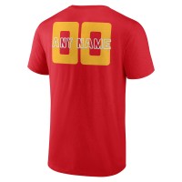 Kansas City Chiefs Fanatics Branded Stellar Personalized Name & Number T-Shirt - Red