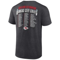 Kansas City Chiefs Fanatics Branded Super Bowl LVII Champions Made The Cut T-Shirt - Heather Charcoal