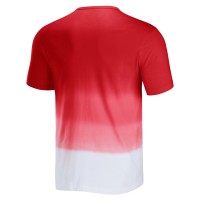 Kansas City Chiefs NFL x Darius Rucker Collection by Fanatics Dip Dye Pocket T-Shirt - Red/White