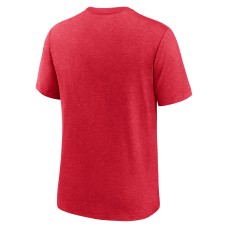 Kansas City Chiefs Nike Local Tri-Blend T-Shirt - Heathered Red