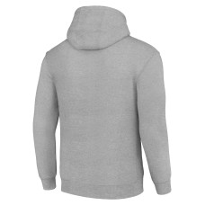 Kansas City Chiefs Starter Half Helmet Logo Pullover Hoodie - Heather Gray