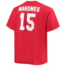 Patrick Mahomes Kansas City Chiefs Fanatics Branded Big & Tall Player Name & Number T-Shirt - Red