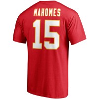 Patrick Mahomes Kansas City Chiefs Fanatics Branded Player Icon Name & Number T-Shirt - Red