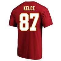 Travis Kelce Kansas City Chiefs Fanatics Branded Super Bowl LVIII Big & Tall Player Name & Number T-Shirt - Red