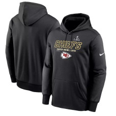 Kansas City Chiefs Nike Super Bowl LVIII Iconic Pullover Hoodie – Black